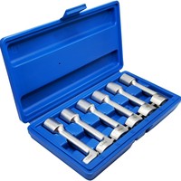 Jeu de clés à capot ouvert en L à 6 pièces en acier au chrome-molybdène pour capteur d'oxygène, outil de démontage d'injecteur diesel