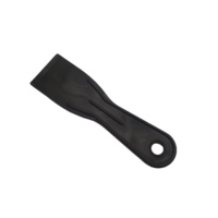 Couteau à mastic en plastique noir, 2 pouces, grattoir en plastique ABS économique