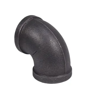 Raccord de tuyauterie <span class=keywords><strong>Leyon</strong></span> FM pour système de lutte contre l'incendie, croix en fer malléable rainurée noire - Product Image 5