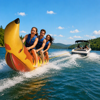 Bateau banane gonflable HRB520 5,2 m 5 personnes PVC Loisirs Sports nautiques Lac Mer Amusement CN