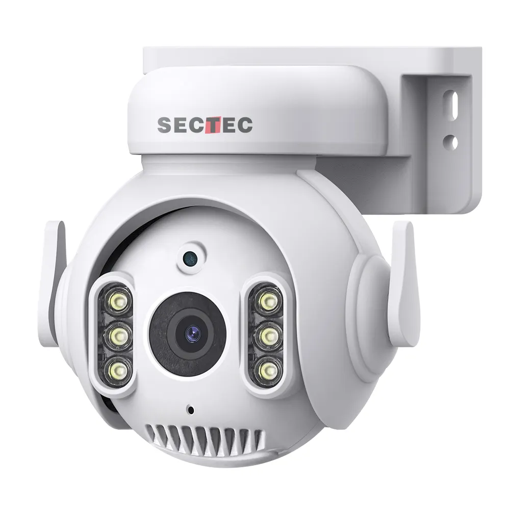 2024 TUYA1インチミニPTZカメラIPドームワイヤレスHD5MP自動追跡CCTVセキュリティシステム監視カメラ