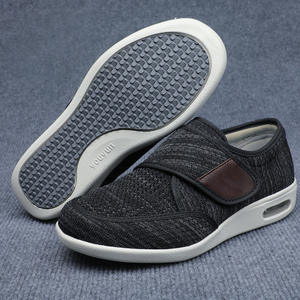 Chaussures souples et confortables youyun Chaussures diabétiques pour hommes pour les pieds enflés Œdème pour hommes Chaussures diabétiques pour hommes âgés de grande largeur - Product Image 5