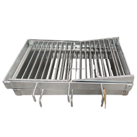 Caniveau de drainage pour allée avec grille en résine, acier inoxydable et fonte, pour extérieur