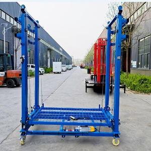 Élévateur électrique pour échafaudage, hauteur de 5m, 8m, 10 mètres. Plateforme élévatrice mobile / échafaudage électrique pliable - Product Image 5