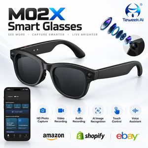 Lunettes IA de Fabrication Industrielle avec Monture Brillante en ABS <span class=keywords><strong>PC</strong></span>, Légères (54g), Taille 152mm, Kit Fournisseur B2B Pro Max, Pack d'Approvisionnement - Product Image 3