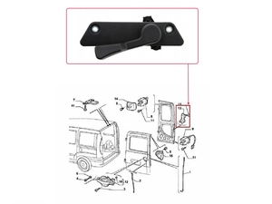 Poignée de hayon interne ergonomique conçue pour une prise en main confortable, un fonctionnement précis et des performances durables - Product Image 5
