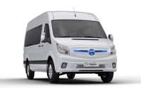 Nouvelles fourgonnettes électriques Foton Big Vans, fourgonnettes électriques neuves, conduite à gauche, Foton 18 places, mini-bus Toano, minibus