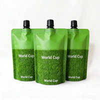 Emballage en plastique écologique anti-fuite Doypack avec bec verseur 100ml 250ml pour aliments pour bébés, jus, recharge de yaourt de noix de coco, boisson