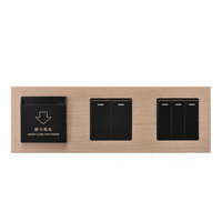 Panel de Control de Interruptores Personalizado, Diseño Moderno, Interruptor de Pared para Hotel, Enchufe