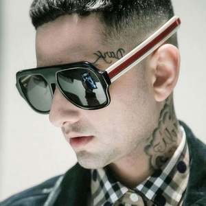 Gafas de Sol Cuadradas Extra Grandes de Moda 2021, con Logotipo Personalizado, Estilo Vintage Retro, Protección UV400 para Mujer - Product Image 1