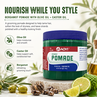 Pomata per Capelli a Marchio Privato, Protezione dal Calore, Tenuta Media e Forte, Prodotto per lo Styling dei Capelli