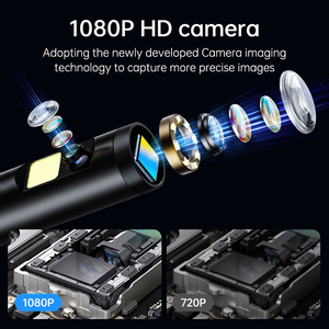 Caméra endoscopique industrielle portable 5M 5 pouces IPS, capteur CMOS 2MP 8mm, mini caméra d'inspection IP67 Explorer, caméra de poche pour <span class=keywords><strong>tuyaux</strong></span> - Product Image 4