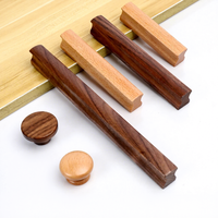 Poignée de tiroir en bois en forme de champignon pour armoire de cuisine, commode et penderie – Vente en gros