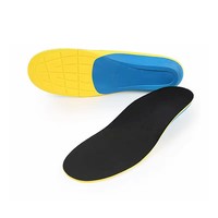 Chaussures pleine longueur PU absorption des chocs semelle intérieure soutien de la voûte plantaire semelles de sport