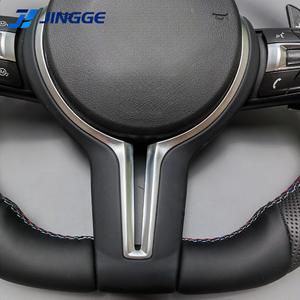 Volante Deportivo de Cuero Perforado para Modelos <span class=keywords><strong>BMW</strong></span> <span class=keywords><strong>340i</strong></span> X3 X4 X5 X6 F10 F16 F30 F32 E46 E60 E90 E91 E70 E71 M3 M4 M5 - Product Image 4