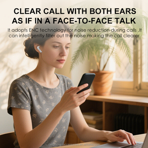 หูฟังไร้สาย <span class=keywords><strong>A15</strong></span> Pro หน้าจอสัมผัสความละเอียดสูง ฟังก์ชั่นหลากหลาย เสียงเบสแท้ จอ LED ดีไซน์แบบใส่ในหู แบตเตอรี่ดิจิตอล - Product Image 3