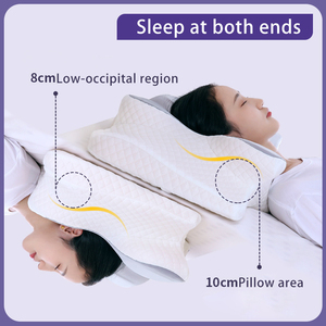 Cuscino <span class=keywords><strong>per</strong></span> collo in Memory Foam cervicale ortopedico <span class=keywords><strong>per</strong></span> <span class=keywords><strong>dormire</strong></span> letto <span class=keywords><strong>a</strong></span> farfalla pacchetto personalizzato quadrato 80 poliestere/cotone 50 pz - Product Image 5