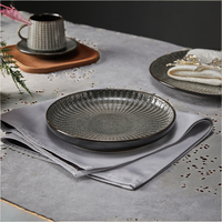 Service de vaisselle en céramique et porcelaine ST Animal, durable, compatible lave-vaisselle, style américain, kit d'ustensiles de chef pour restaurant et usage domestique