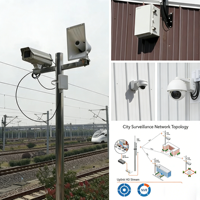 10Km 14dBi Antena Ganancia PTP/PTMP Puente de punto de acceso inalámbrico para exteriores DLB 2-14n 2,4 GHZ MIMO CPE Comunicación de alto rendimiento