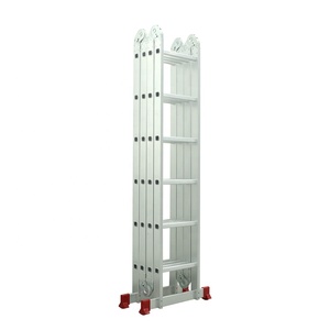 Échelle <span class=keywords><strong>pliable</strong></span> multifonctionnelle/polyvalente en aluminium 4x2 4x3 4x4 4x5 4x6 étape 3m 4m <span class=keywords><strong>5m</strong></span> 6m 7m échelle multifonction - Product Image 3