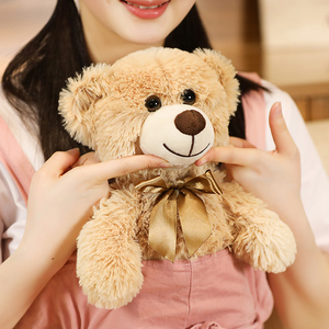 Oso de Peluche Suave y Adorable a Bajo Precio, Personalizado en Siete Colores, Juguetes de Peluche <span class=keywords><strong>para</strong></span> Navidad, Regalos de Cumpleaños <span class=keywords><strong>para</strong></span> Bebés - Product Image 3