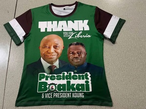 Factory Clothing Promotional and Election Political Campaign Tshirt Round Neck T Shirt Wholesale With Logo