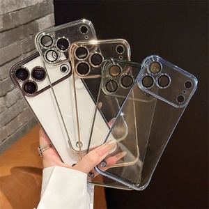 Funda de PC ultrafina transparente con galvanoplastia sin marco para iPhone 17 Pro Max 17 Air - Product Image 1
