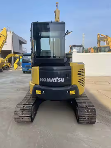 En stock Excavadora Usada 5,5 Ton Usada Mini Excavadora Japón Komatsu PC55MR Usada Pequeña Excavadora sobre Orugas PARA LA Venta - Product Image 5