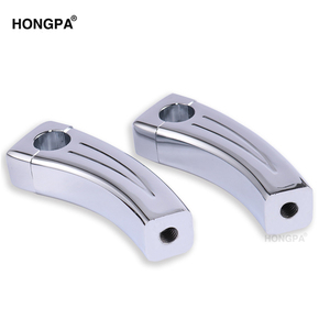Guidon de moto universel de 5-7 pouces pour <span class=keywords><strong>Harley</strong></span> <span class=keywords><strong>Davidson</strong></span> Cruisers Choppers - Product Image 4
