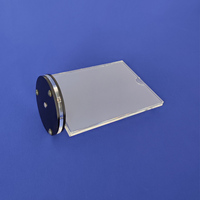 Support de signalisation en forme de T en acrylique transparent rotatif avec base ronde, support de menu tournant, support de table pour affichage d'images