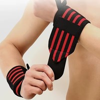 Sangles de poignet robustes pour la musculation, bandes de maintien réglables pour l'entraînement en salle de sport, accessoires d'haltérophilie avec logo personnalisé