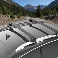 Barres transversales de toit en alliage d'aluminium robuste pour Jeep Wrangler JK 4x4, modèle RT-JJ007, 85 cm, noir, pour véhicules à profil bas
