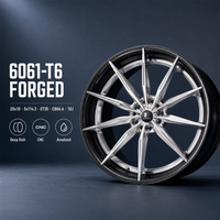 Jantes forgées 3 pièces à 12 rayons usinées, design Deep Dish, 20 et 21 pouces, 5x114.3, en alliage 6061-T6 pour Toyota, jantes personnalisées, direct usine