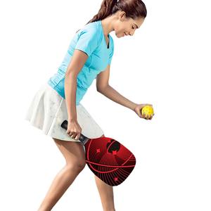 Juego de palas de pickleball, 4 palas, 6 pelotas, 4 toallas, 1 bolsa, antideslizante, forma estándar, equipo deportivo para exteriores - Product Image 5