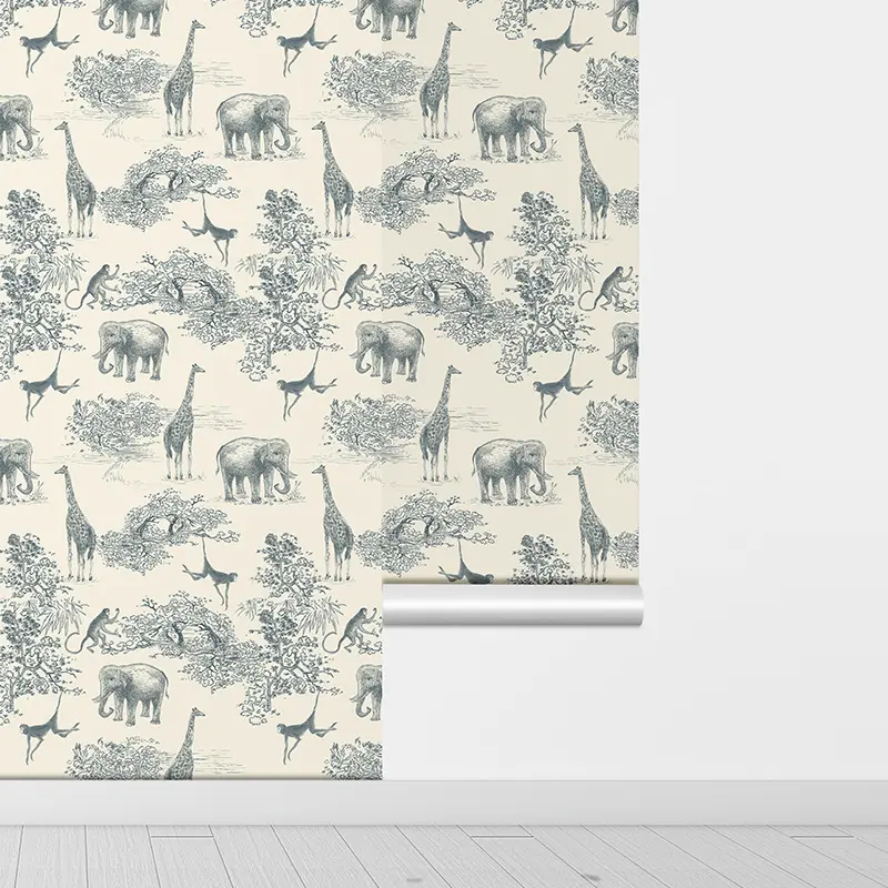 Elephant Print Wallpaper