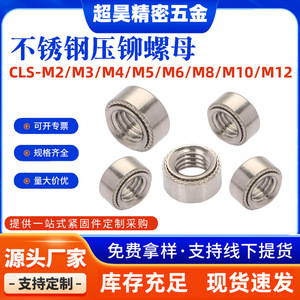 Tuercas de remache dentadas Chaohao Cls Press Fit M3 M4 M5 M6 M8 M10 de acero inoxidable 304 para chapa metálica - Product Image 5