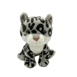Peluche Kawaii Bébé Léopard des Neiges – Fabricant Personnalisé, Taille et Logo Imprimés, Animal Réaliste en Peluche pour Vente au Détail et Cadeau Promotionnel - Product Image 1