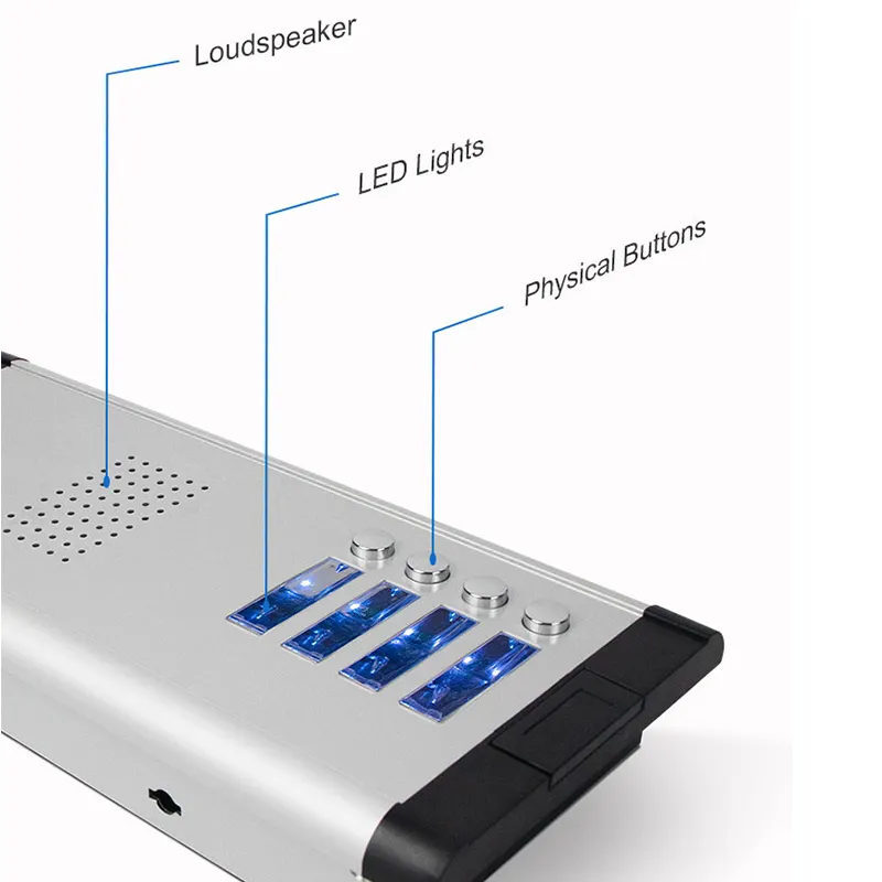 DIY RFID building intercom system extension/non visual doorbell indoor machine/building door switch