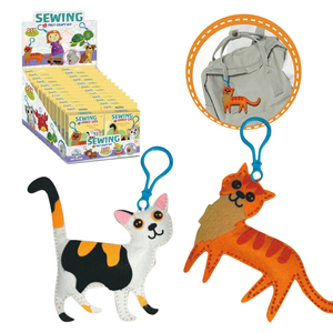 Kit de couture en feutre DIY Jinying Cat Ocean Animal, jouet fait main pour enfants, cours d'art, cadeaux d'anniversaire, activités préscolaires - Product Image 5
