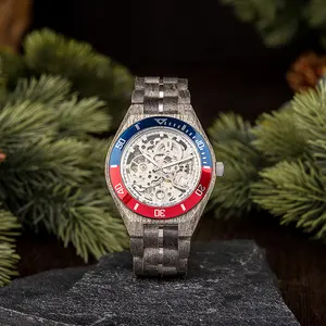 Christmas Gift custom logo wrist watch luxury low moq Dropshipping Fast Delivery Japan Movement Mechanical Waterproof Watch