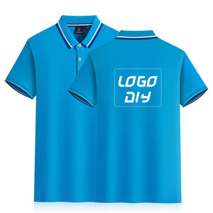 Polo pour homme 100% coton à manches courtes Polo à couleur contrastée Nouveau vêtement Mode décontractée d'été Hauts pour homme - Product Image 5