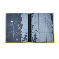 Classeur pour cartes à collectionner 9 pochettes, couverture en PU, pour cartes TCG premium et cartes sportives, album avec couverture couleur personnalisable