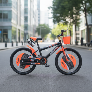 Bicicleta Personalizada de 16 Pulgadas con Cuadro de Acero, 1 Velocidad, Sillín Ajustable y Confortable, Suspensión, Ruedas de Entrenamiento con Luces y Canasta - Product Image 3