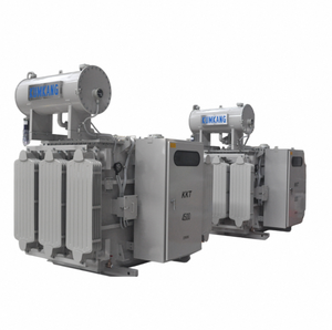 Transformador trifásico montado en plataforma, fabricado en Corea, OEM ODM Kumkang 3000/3360kVA/34500D/480Y/277Pos. LBOR 2PCONDUCTORAL-AL - Product Image 1