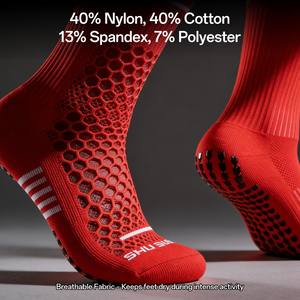 <span class=keywords><strong>Calcetines</strong></span> de Fútbol Antideslizantes de Alta Calidad, Cómodos y Transpirables, con Diseño Personalizado OEM y Logotipo, para <span class=keywords><strong>Hombre</strong></span> - Product Image 2