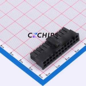 ZX-MX3.0-2-12P-HGJK Housing (Wire-to-Board / Wire-to-Wire) P=3mm Connector 2x12P 3mm Micro-Fit (MX 3.0) 3mm - Product Image 1