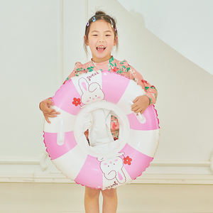 Anneau de natation pour enfants bébé bébé assis anneau garçons et filles dessin animé <span class=keywords><strong>Rabit</strong></span> ours siège de natation avec poignée - Product Image 3