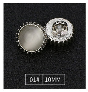 Hàn Quốc Phiên Bản Mới Ngọc Trai Nút Trang Trí Phụ Kiện Cho Phụ Nữ Nhỏ Khoan Trâm Thân Thiện Với Môi Kim Loại Trang Trí Thạch - Product Image 5