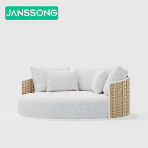 ชุดเตียงอาบแดดสำหรับลานบ้านโรงแรมทำจากโลหะทันสมัยเตียงอาบแดดสำหรับสระว่ายน้ำลานพักผ่อนกลางแจ้ง - Product Image 4