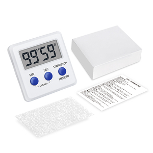 เครื่องจับเวลาแบบนับ<span class=keywords><strong>ถอยหลัง</strong></span>และนับขึ้นแบบดิจิตอลพร้อมจอ LCD ขนาดใหญ่และแม่เหล็กแรงสูง สีขาว - Product Image 4